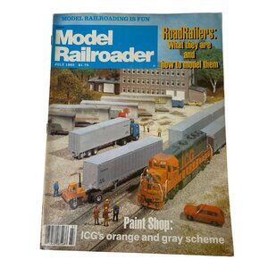 Model Railroader Magazine July 1982 Vol 49 No 87 Train Enthusiast u